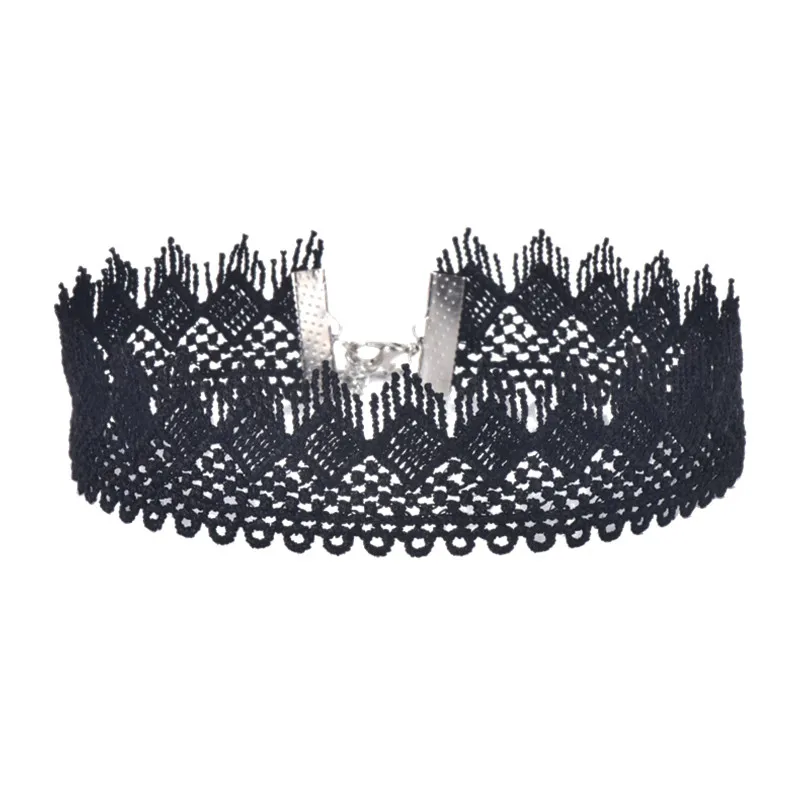 Модное ювелирное изделие классное тканевое Кружевное колье-чокер с татуировкой