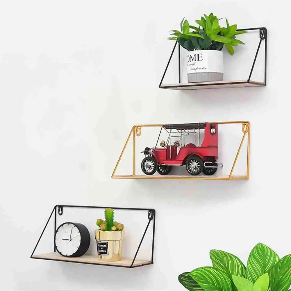 Стеллаж для вещей стеллаж украшения комнаты стены домашний декор полки хранения