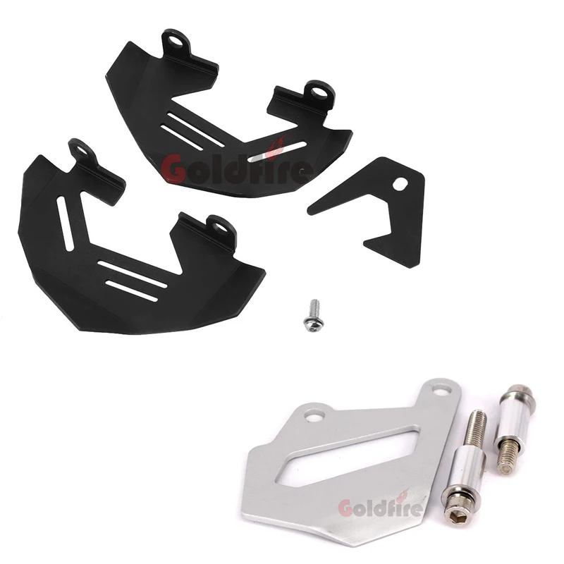 Мотоцикл Алюминиевый задний и передний тормоз серебряный суппорт Защитная