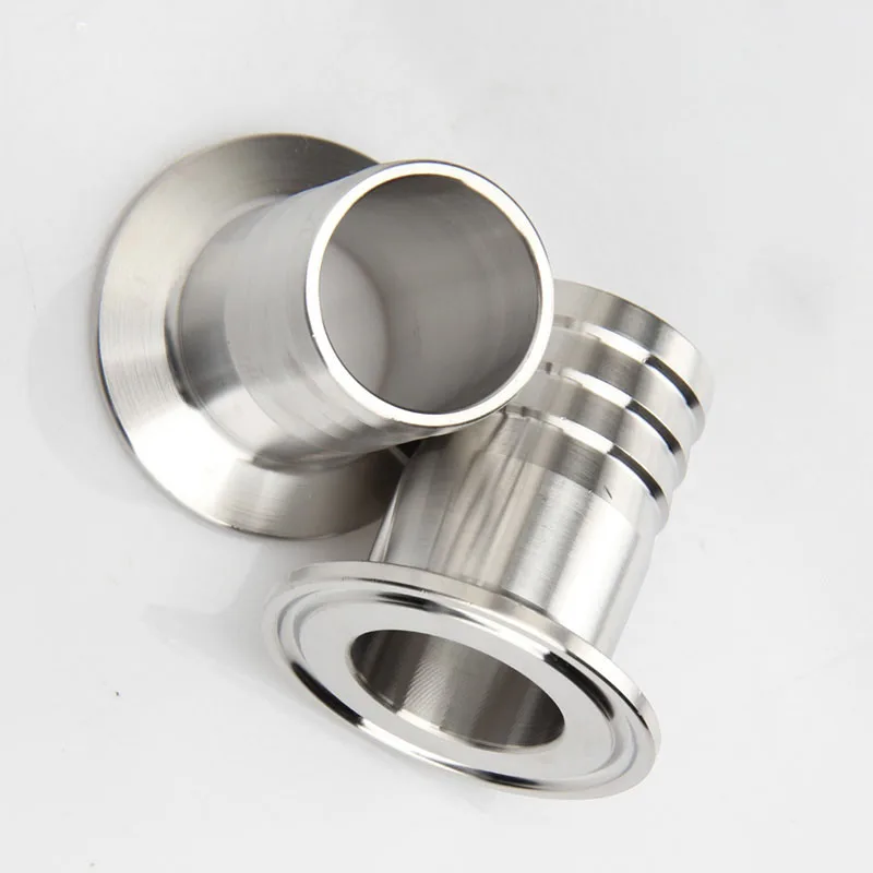 

Sanitary SUS304 Stainless Steel Hose Coupling Clamp Pagoda Head Ferrule OD 50.5/64/77.5