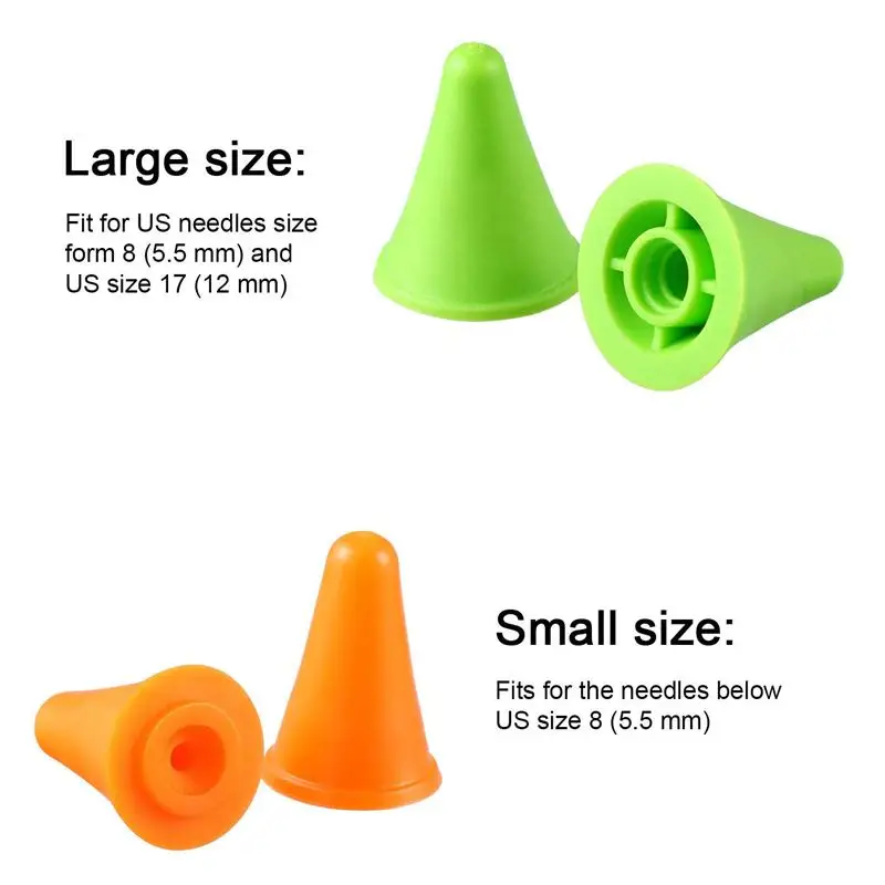 40 штук разноцветные иглы точка пробки протекторы вязание аксессуары с