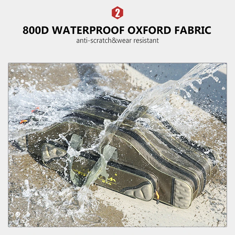 Новый рыболовный рюкзак Водонепроницаемый жесткий чехол удочка для удочки