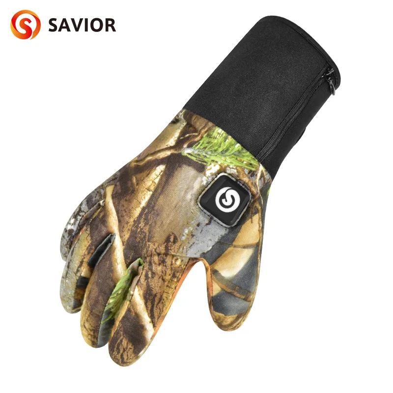 Savior Heat Ski Heated Gloves For Men Women Rechargeable Battery Motorcycle Cycling Snow Warmer Thermal Gloves Arthritis