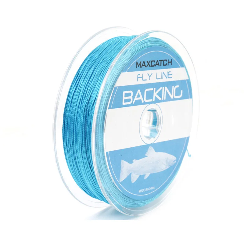 Maximumcatch бэк-Fly Line 50/100/300 метров 20/30LB двойной Цвет опорная линия плетеная летящая леска - Цвет: Blue Color