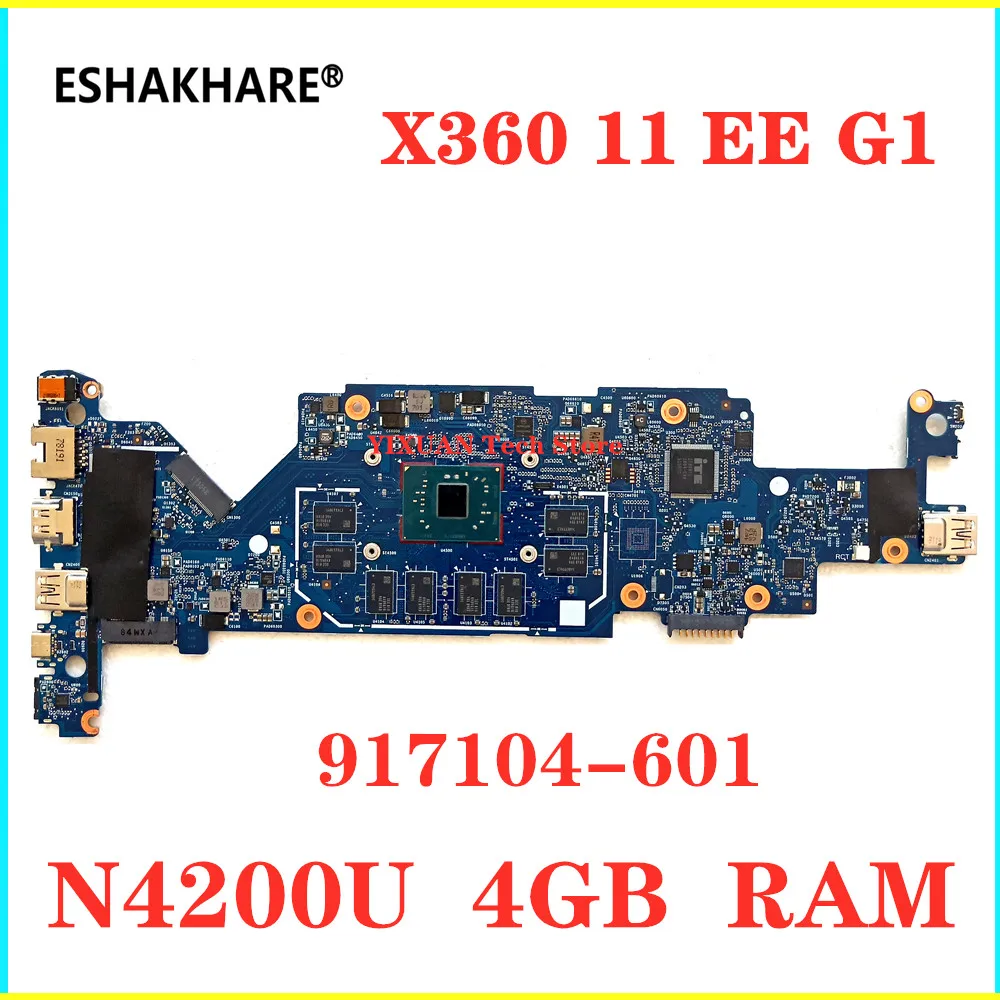 Материнская плата для ноутбука ProBook x360 11 EE G1 917104 001 601 6050A2881001 MB A01 с процессором SR2Z5