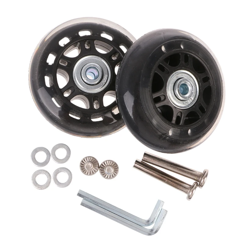 

360 Swivel Luggage Mute Wheel Suitcase Replacement Repair Wheels Accessory