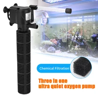 3 in 1 pet supplies powerhead internal filter silence aquarium air pump full submersible underwater fish tank plastic aeration