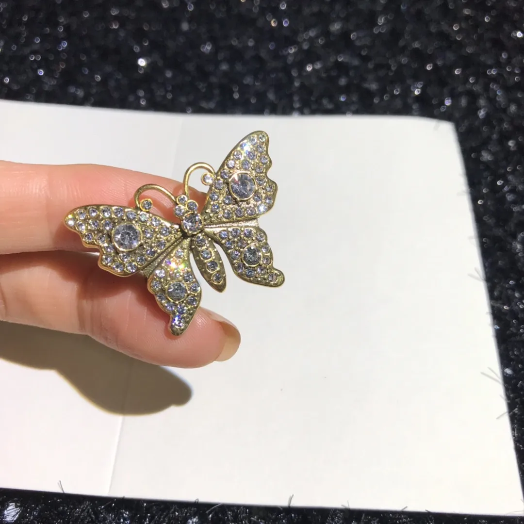 

Exquisite Women 925 Silver Zircon butterfly rings Original High Quality Brand Jewelry Exquisite Logo Holiday Couple Gift