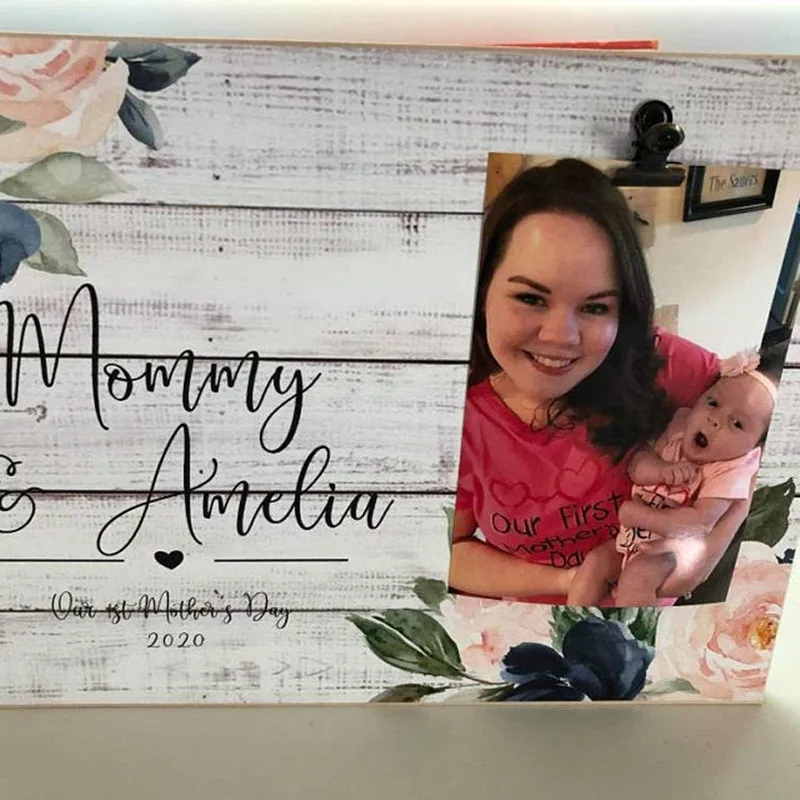 Фоторамка для мамы персонализированные фоторамки на день матери подарок первый