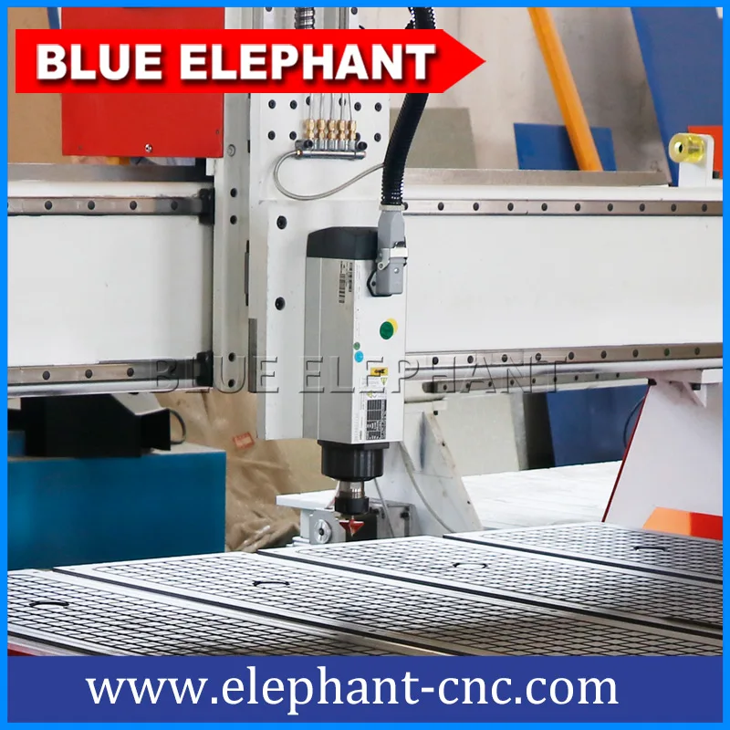 ELE1212wood working cnc маршрутизатор шаговый двигатель машина с 3.0kw Италия HSD воздушное