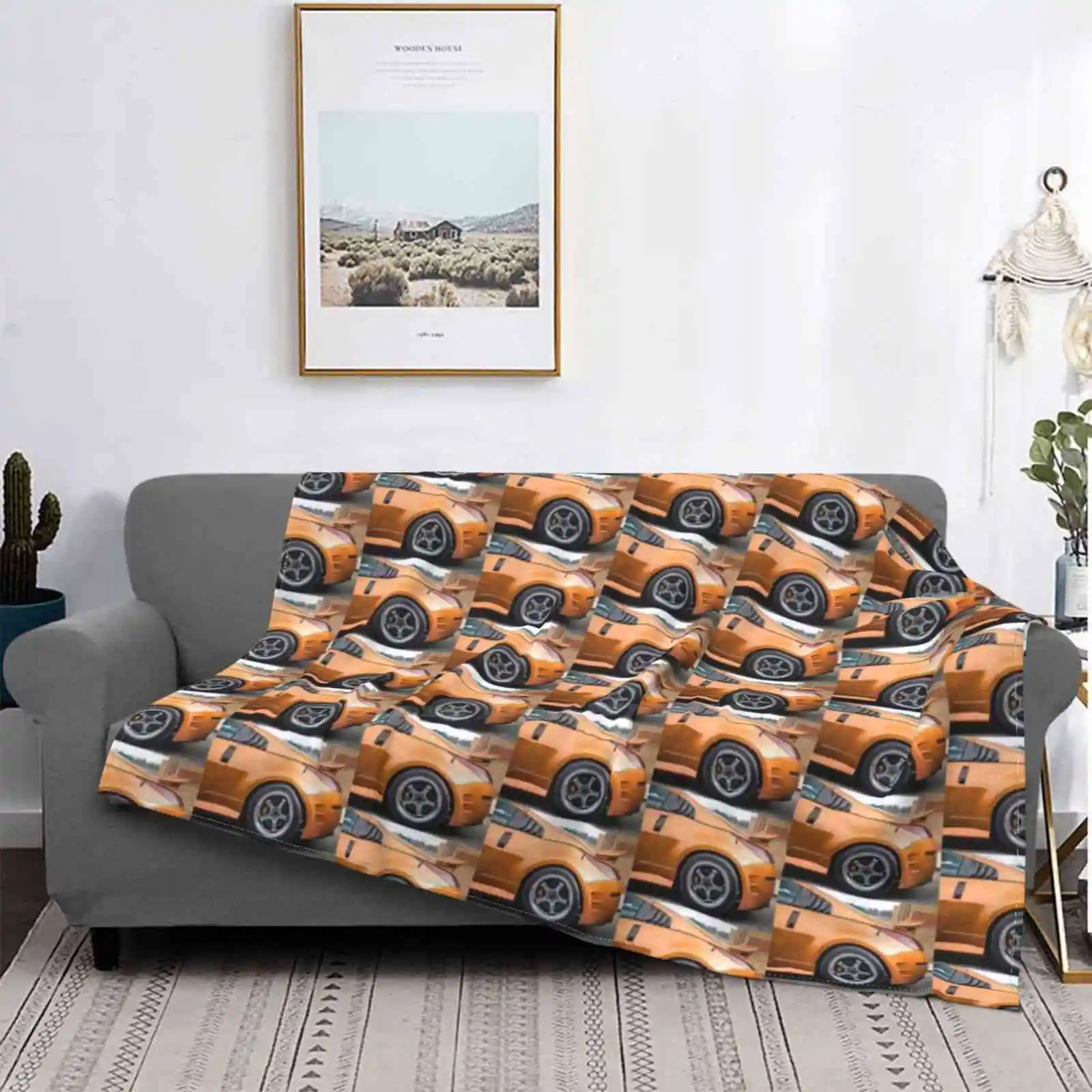 

350z Nissan-Solar Orange бестселлер, домашнее фланелевое одеяло Nissan 350z Solar Orange Show Car