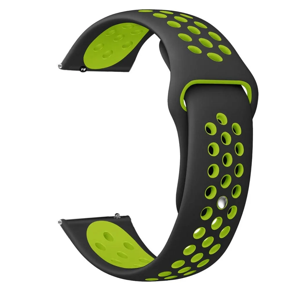 20 мм ремешок для часов samsung Galaxy Watch Active 40 мм SM-R500 большой силиконовый сменный спортивный мягкий ремешок