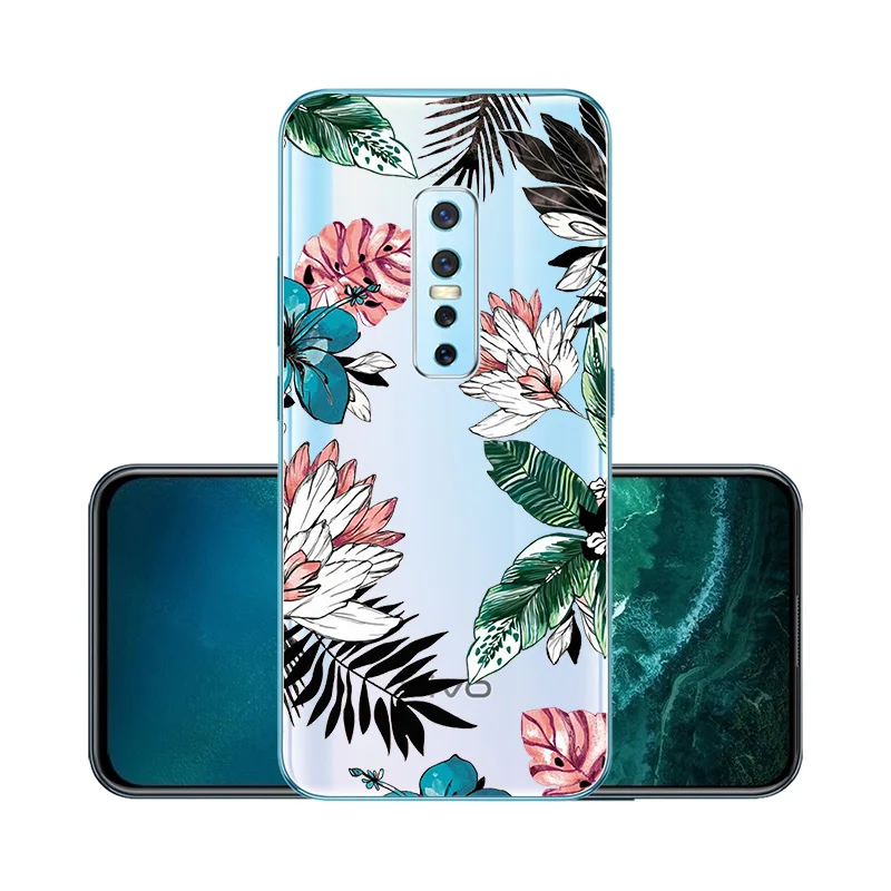 ДЛЯ Vivo V17 Pro Чехол прозрачный силиконовый мягкий ТПУ чехол для телефона NEX A S