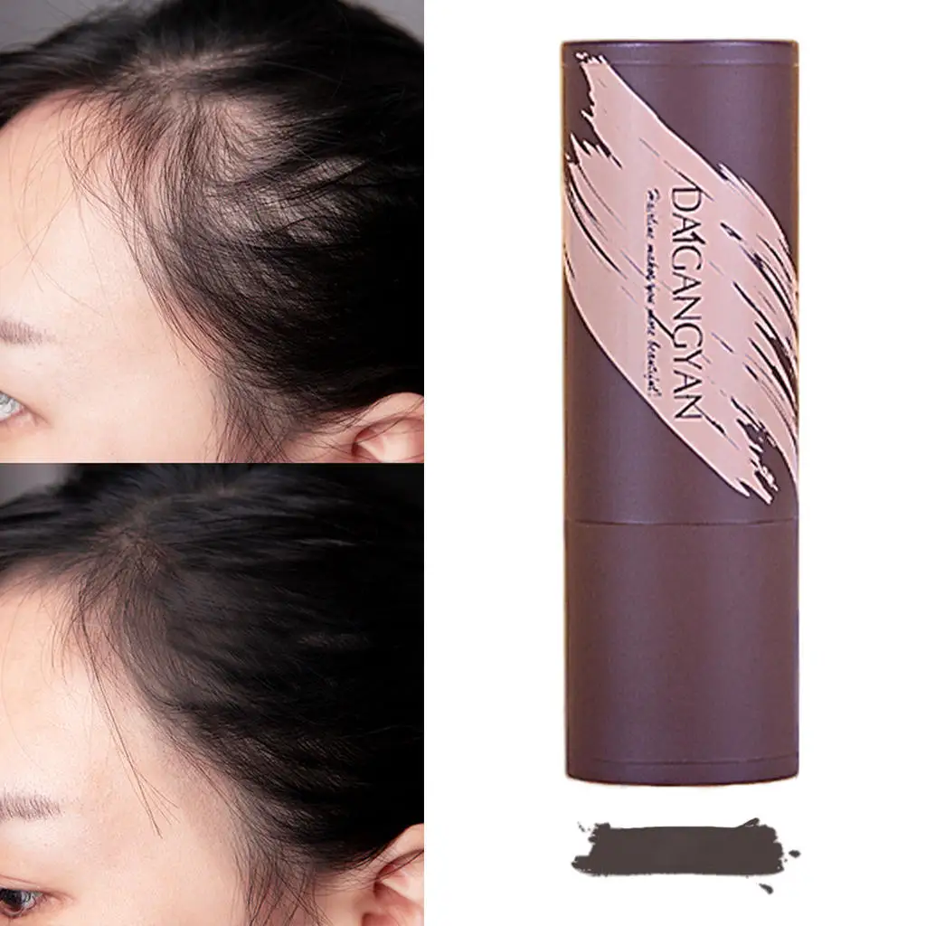 Переносной порошок для волос Portable Hairline Powder Hair Touch up Instant Coverage Highly Pigmented Natural Touchup for Thinning Men Women 1.1G.