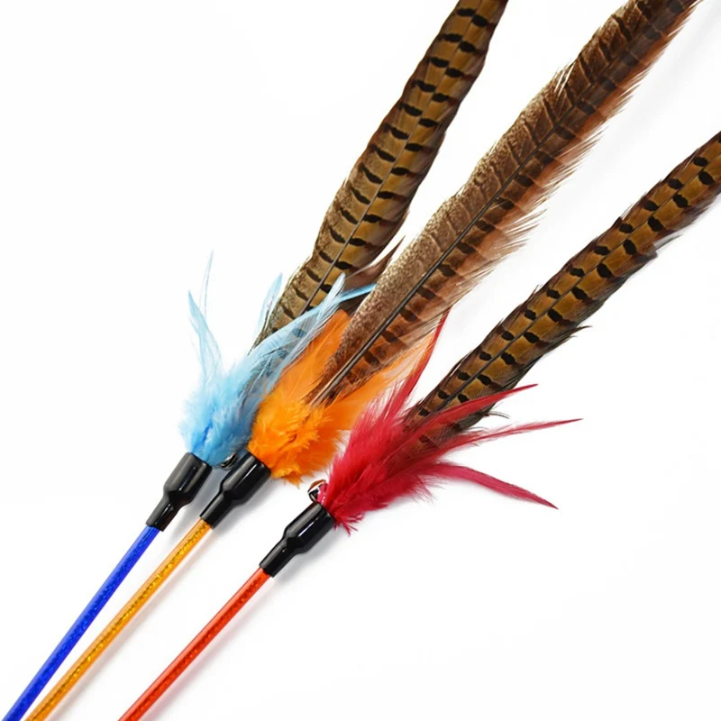 

Funny cat rod Feather funny cat rod Cat toy Total length about 64.5cm