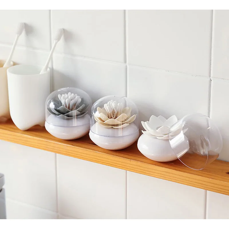 Креативный ватный тампон лотоса подставка для зубочисток хлопковый держатель в