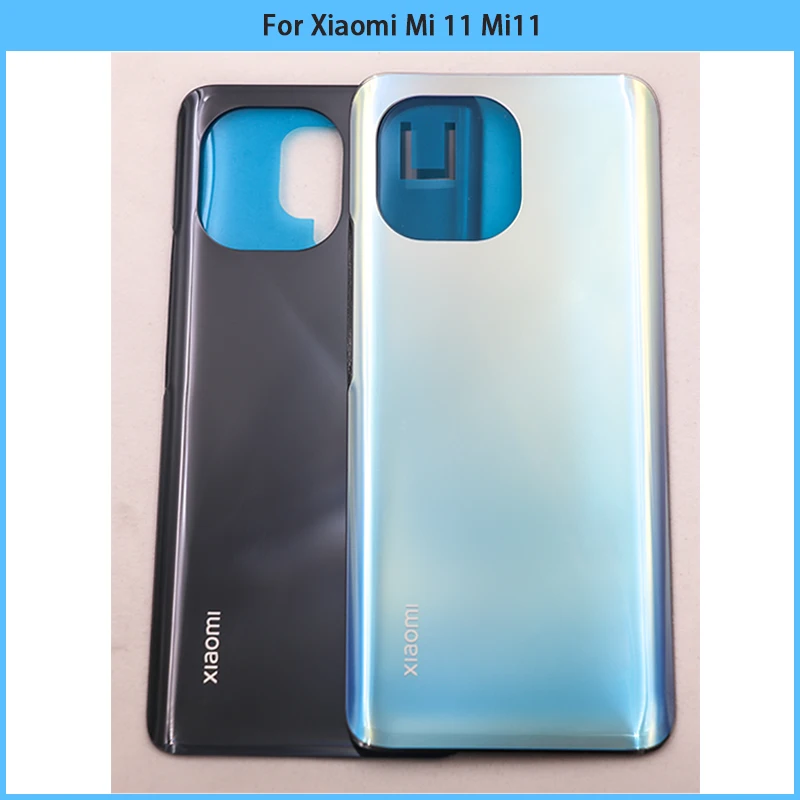 

For Xiaomi Mi 11 Mi11 M2011K2C M2011K2G Battery Back Cover Rear Door 3D Glass Panel Battery Housing Case With Adhesive Replace