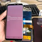 С большим красным ожогом AMOLED-тестом для Samsung Galaxy S9 lcd G960 SM-G960F с рамкой ЖК-дисплей и сенсорным экраном дигитайзер в сборе