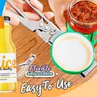 Регулируемый консервный нож EasyOpen, кухонные инструменты, профессиональный ручной консервный нож из нержавеющей стали, ручной Боковой разрез