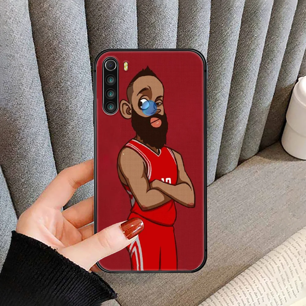 

James Harden Basktball 13 Phone Case Cover For XIAOMI Redmi Note 3 4 4X 5 6 7 8 9 Pro T S Max black shell tpu cover luxury