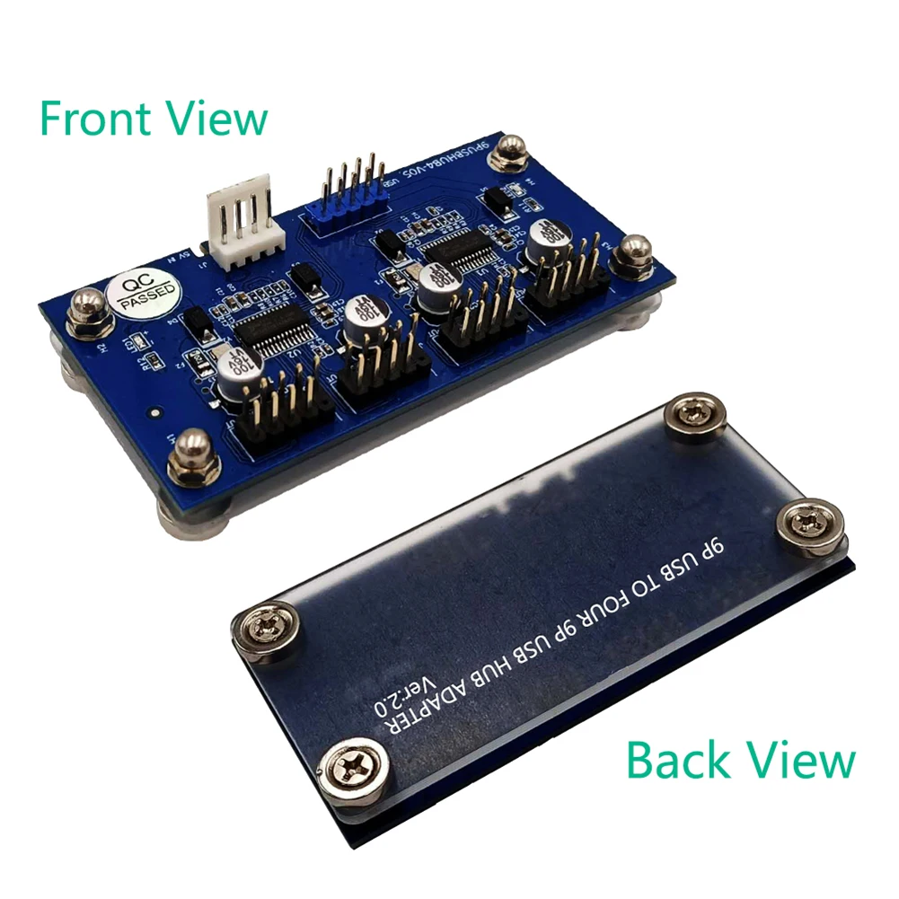 9pin usb коннектор папа от 1 до 4 женск