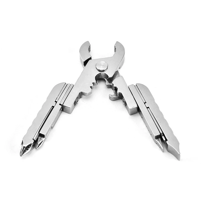 Tech Портативный карманный мини-15 в 1 складные плоскогубцы отвертка Комбинации