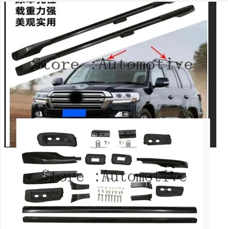 Багажник на крышу OE багажник для Toyota Land Cruiser 200 V8 LC LC200 FJ200 2008 2018 серебристый или