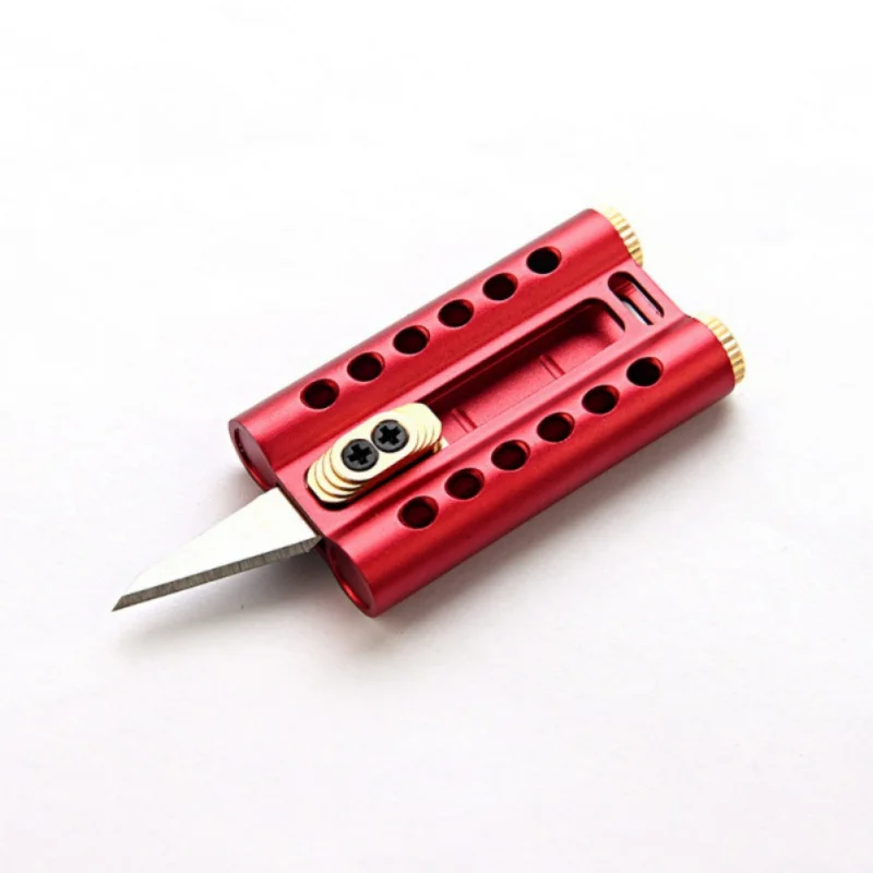 

Маленький складной нож для повседневного использования на открытом воздухе, Съемный нож, ножи с мини-лезвием для резки бумаги, латунный Кар...