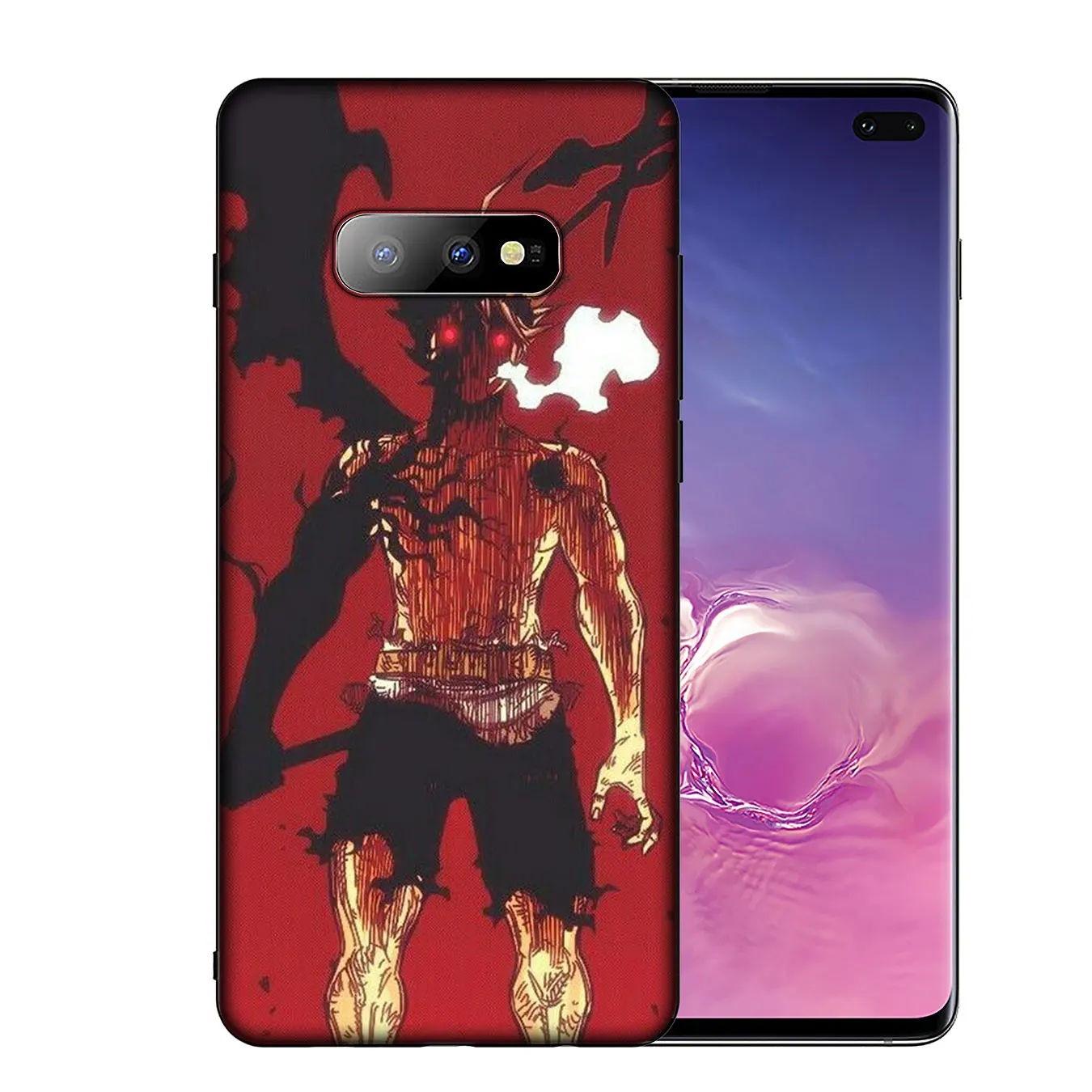 IYICAO anime BlackClover Asta Soft Silicone Phone Case for Samsung Galaxy S20 Ultra S10e S9 S8 Plus S6 S7 Edge S10 Lite Cover | Мобильные