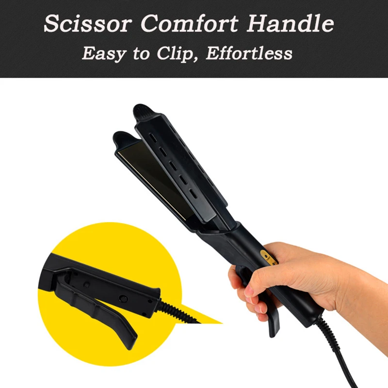 infrared hair iron Профессиональный электрический выпрямитель для волос 4 передач регулировка температуры волос плоский Утюг выпрямление волос Паровая керамическая паровая укладка