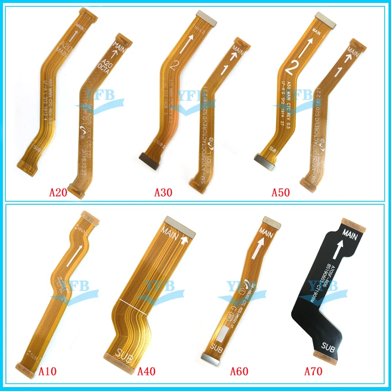 Разъем материнской платы ЖК дисплей USB гибкий кабель для Samsung Galaxy A10 A20 A30 A305F A50 A40 A60