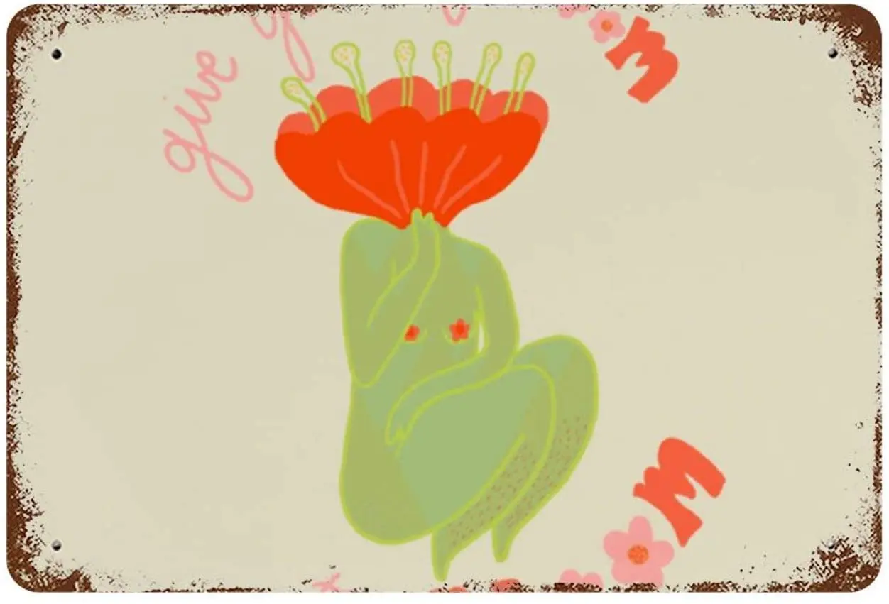 LAOJI DIBIOUR Room to Bloom картина винтажный стиль паб клуб кафе бар домашний настенный