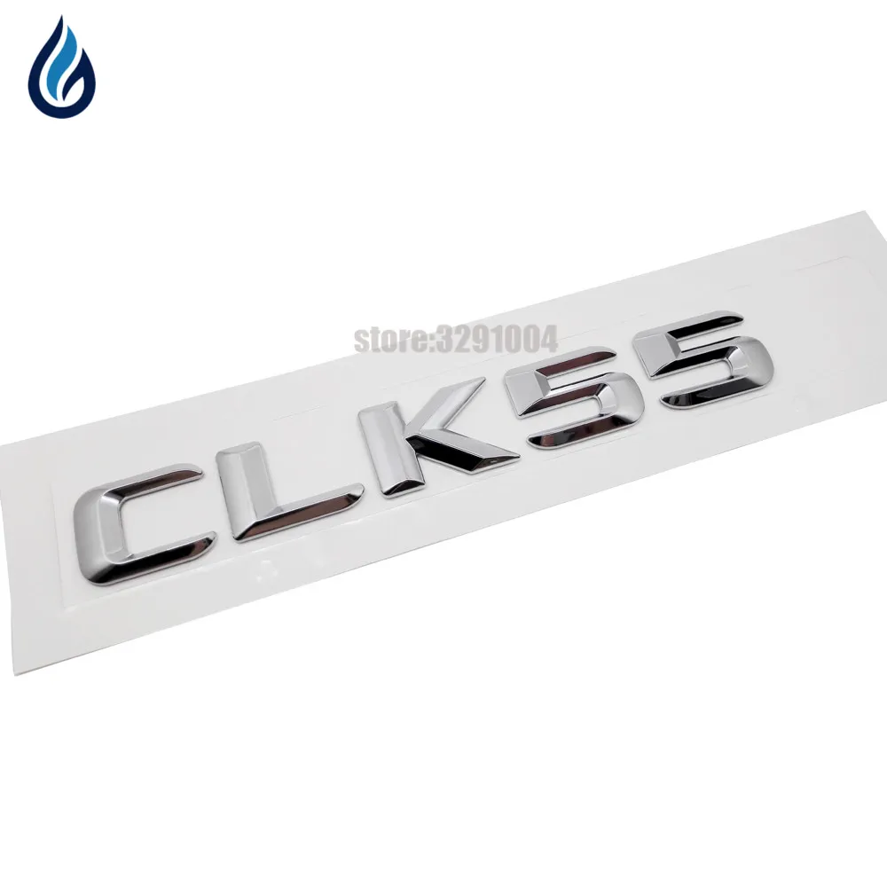 

For Mercedes Benz GLK55 w204 w203 w211 w210 w212 w205 cla gla glc glk w124 Chrome Number Letters Rear Trunk Emblem Badge Sticker