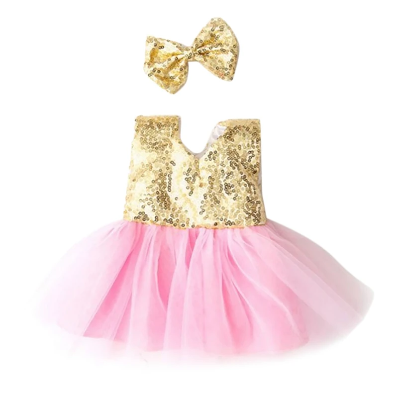 

Dress Up Gold Sequin Pink Gauze Skirt 18-Inch Shaf Doll Clothes Accessories (Not Including Shoes)