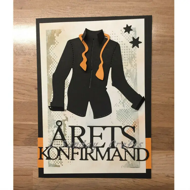 Трафареты L-Sunday Crafts мужские рубашки металлические Вырубные штампы скрапбукинг