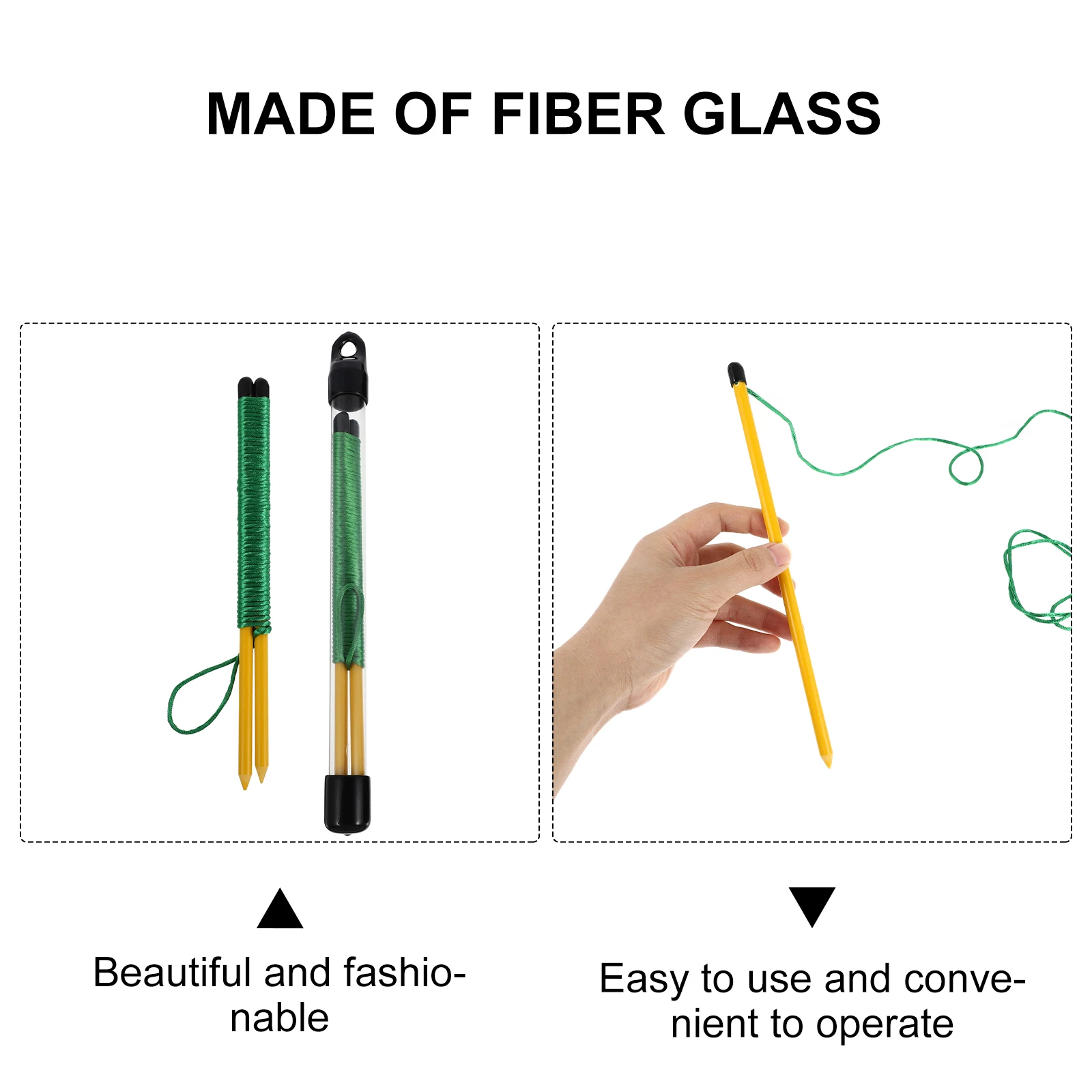 

2pcs Golfs Alignment Sticks Training Aid Accessory Golfs Putting Sticks Position Training Tool for Swing Training Practice