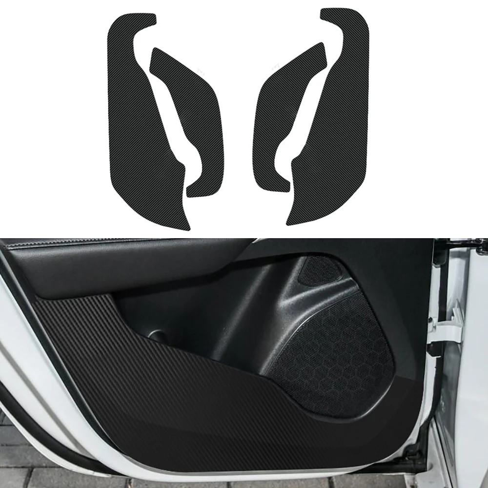 

Автомобильная внутренняя боковая кромка, Противоударная пленка для Volvo V40 2013-2019, автомобильный защитный коврик из углеродного волокна, накл...
