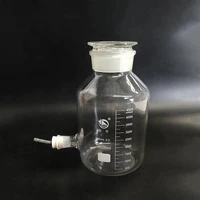 laboratory aspirator bottle 5000mlwide mouthclear with tick markswith rubber plug faucet distilled water bottle