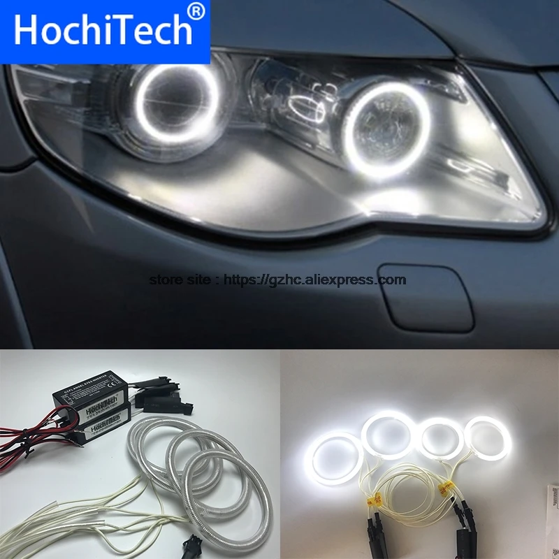 HochiTech для Volkswagen VW Touareg 2007 2010 ультра ярсветильник дневной свет DRL CCFL глаза ангела