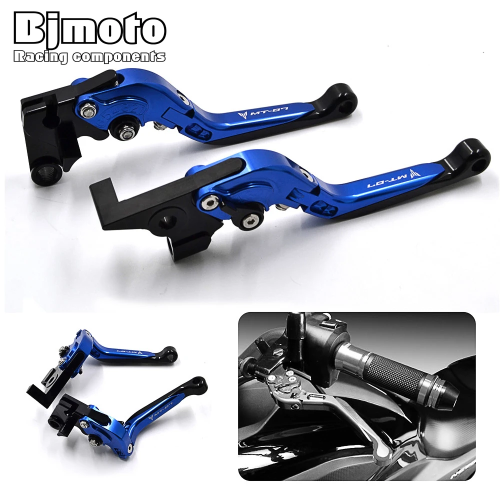 BJMOTO Регулируемая Складная Выдвижная часть мотоцикла CNC MT 07 рычаги тормозного