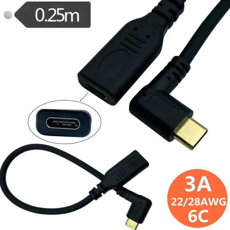 Удлинительный кабель 22 * 4C + 2C/6C с золотым покрытием USB-C USB 3 1 Type-C Папа-мама |