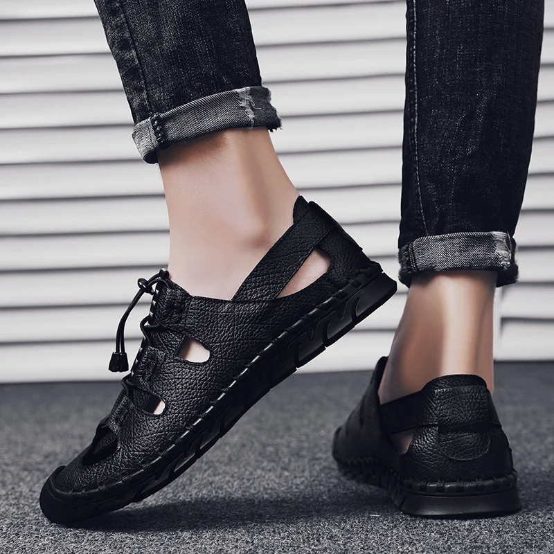 

Zapatos Transpirables Hombre Sneakers Breathable Mesh Shoes Slip On Fashion Men Man Men's Beach Slides Summer