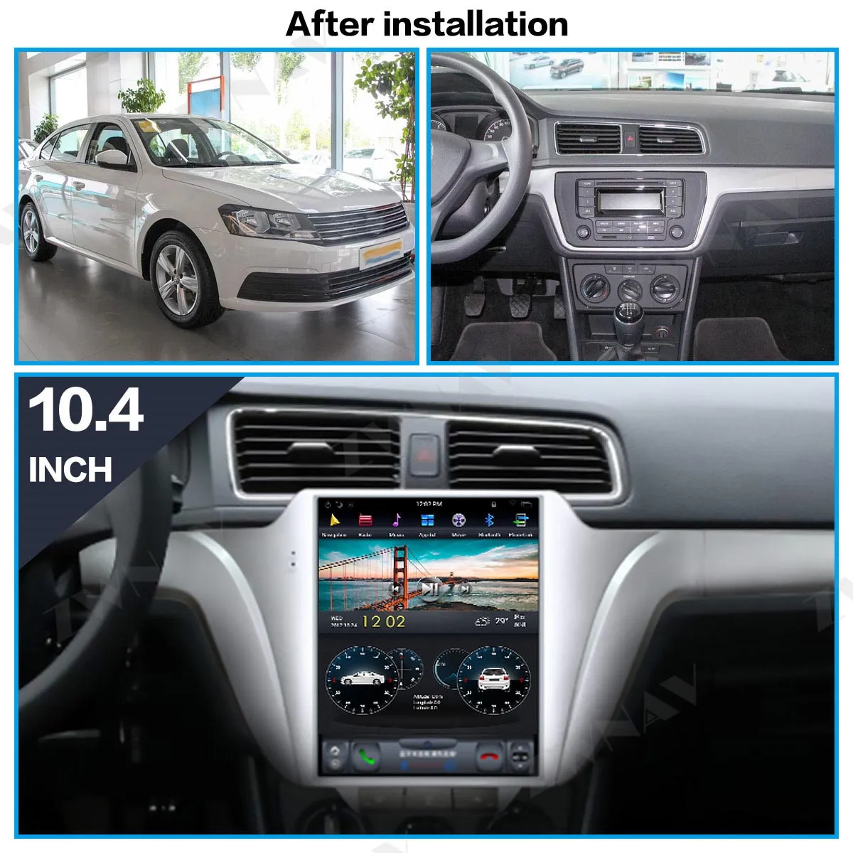 128G Tesla вертикальный экран для 2016 2017 2018 2019 Volkswagen VW LAVIDA Android автомобильный