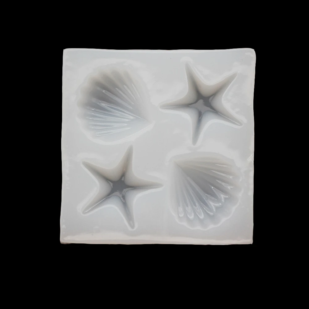

Shell Starfish Shape Silicone Mold Mirror Crafts DIY Jewelry Making UV Resin Decoration Jewelry Making Mold Epoxy Resin molds