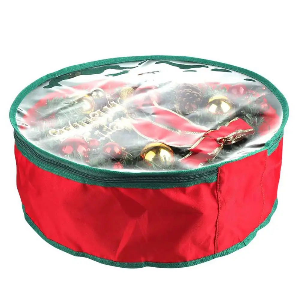 

Складная искусственная сумка для хранения рождественских венков, сумка для хранения рождественской елки, гирлянды, домашнего хранения