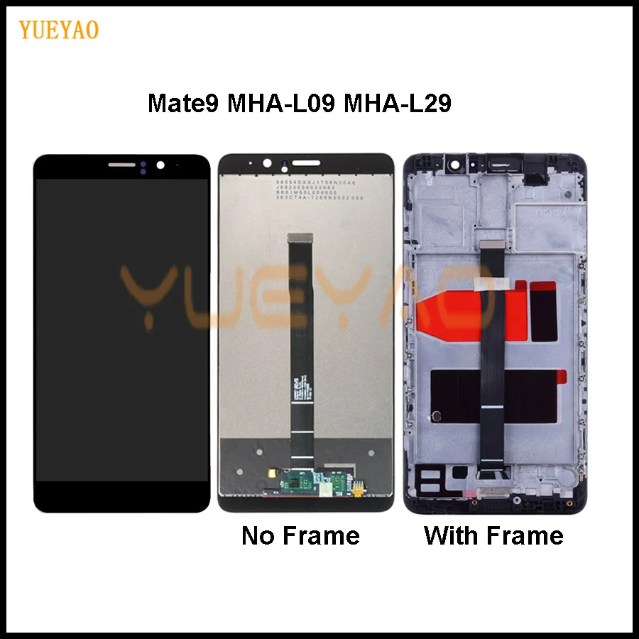 Оригинальный Для huawei mate 9 ЖК-дисплей сенсорный экран дигитайзер для с рамкой MHA-L09