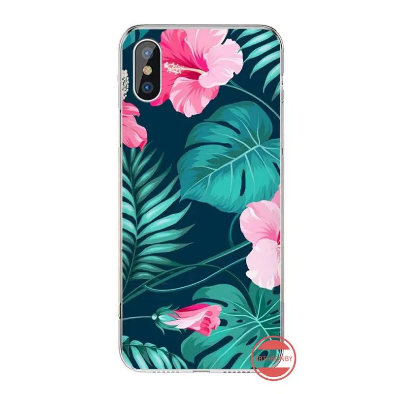 

Tropical green plant banana leaf leaves luxury Phone Case shell For iphone 12 5 5s 5c se 6 6s 7 8 plus x xs xr 11 pro max
