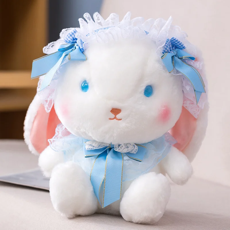 

1pc 30cm Kawaii Lolita Rabbit Doll Stuffed Soft Bunny Plush Toys Cute Animals Toys for Girls Kids Birthday Gift Home Decor