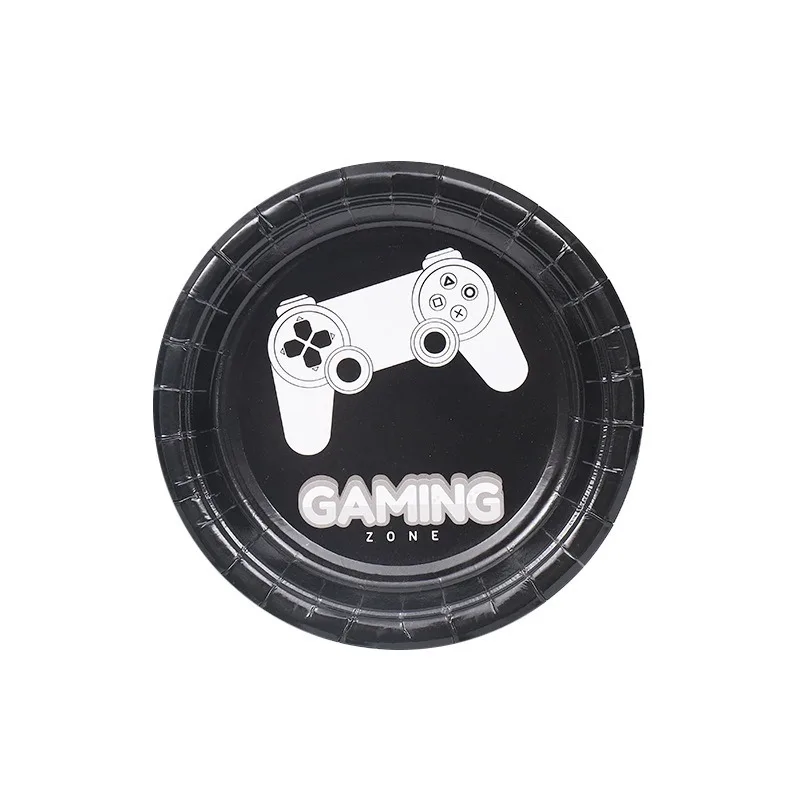 Геймпад одноразовый набор столовых приборов контроллер видеоигр Салфетка