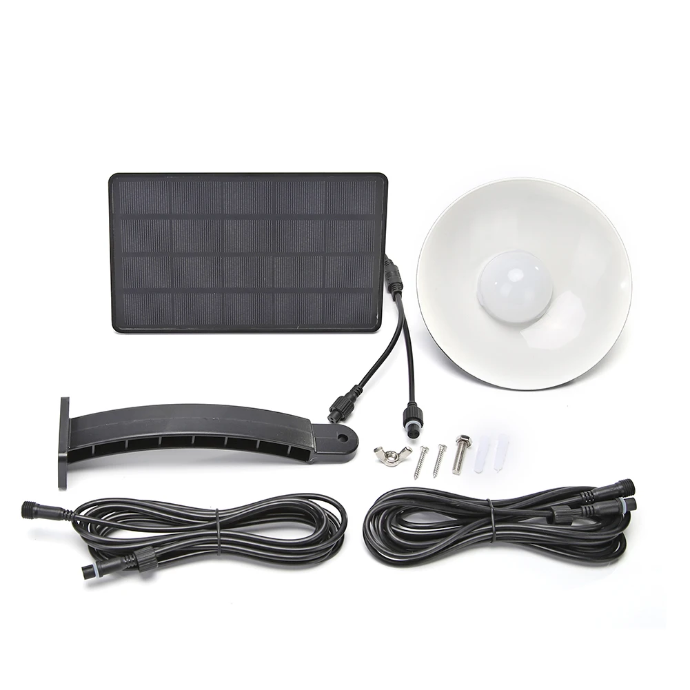 Светодиодный подвесной светильник на солнечной батарее с двойной головкой